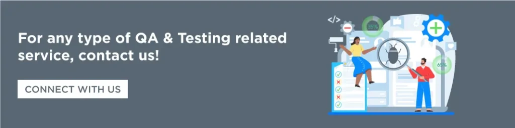 Connect for QA & testing services