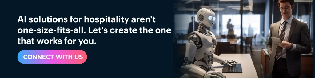 Tailored AI hospitality solution