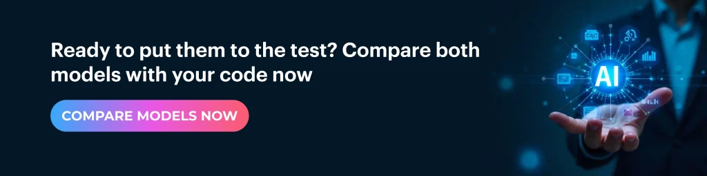 Compare both models with your code now!